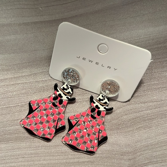 halloween Jewelry - Halloween Cowboy Ghost Earrings